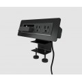 Byrne Axil X - 2 Power/1 Micro USB Desktop Power Data (Black) 10ft AC Cord