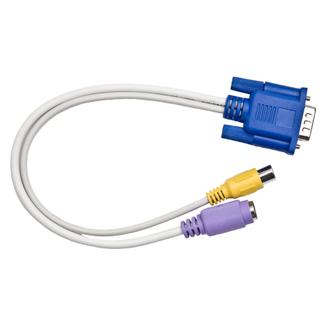 Intelix FLX-RBOCB Composite and S-Video to VGA adaptor cable for use with FLX-RI4 cards
