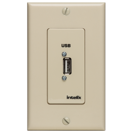 Intelix USB-WP-C-I Full-Speed USB Extender Wall Plate - Client Side