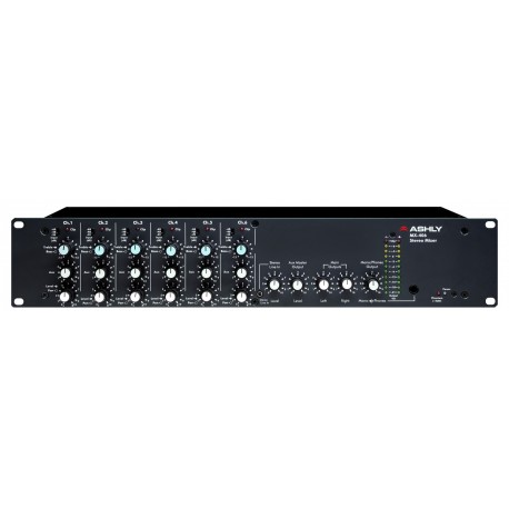 Ashly Audio MX-406 Mixer 6 Input Mic/Line with EQ, 2U
