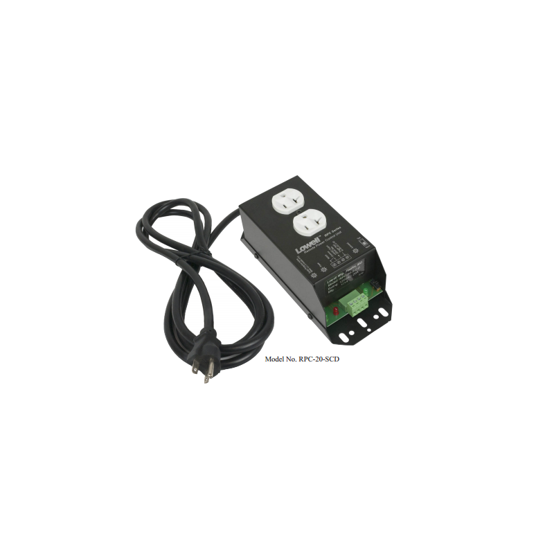 Remote Power Control Lowell RPC-20-CD 