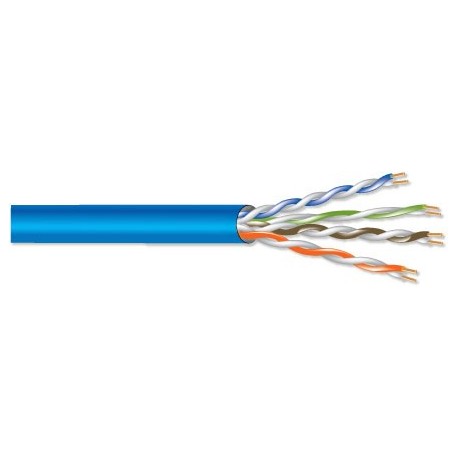 West Penn Wire 254245EZBK1000 4 PAIR 24 AWG SOLID CAT 5E CMP