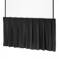 Da-Lite Black Tripod Skirt 46x101