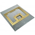 FL-500P-BSQ-C U-Access Cover with 1/4" Square Brass Flange (Lift off door)
