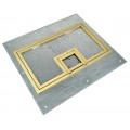 FL-600P-BSQ-C U-Access Cover with 1/4" Square Brass Flange (Lift off door)