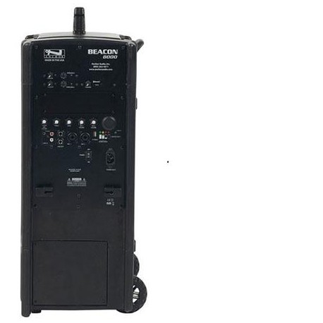 Beacon Line Array Portable Sound System with Bluetooth and 2 Wireless