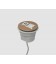 Byrne Node 1 Power/1 USB Conference Table Grommet (Camel Leather, Satin Nickel) 10ft AC Cord