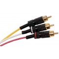 Liberty Manufactured Plenum Rated Audio / Video Triplex RCA Cable