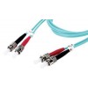 Fibertron Duplex Fiber Optic Patch cable OM3 Laser Optimized Multimode ST-ST