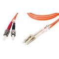 Fibertron Duplex Fiber Optic Patch cable OM1 Standard Multimode LC-ST