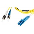 Fibertron Duplex Fiber Optic Patch cable OS1 Single Mode LC-ST