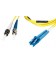 Fibertron Duplex Fiber Optic Patch cable OS1 Single Mode LC-ST