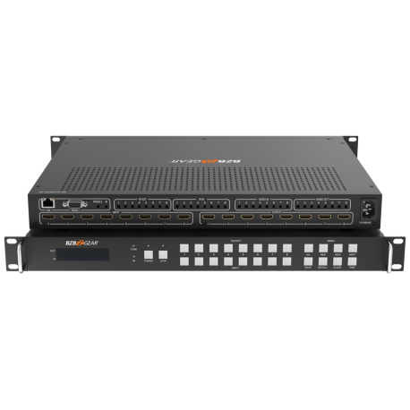 8X8 4K 18Gbps UHD HDMI Video Wall Processor & Seamless Matrix Switcher with Scaler/IR/Audio/IP and RS-232