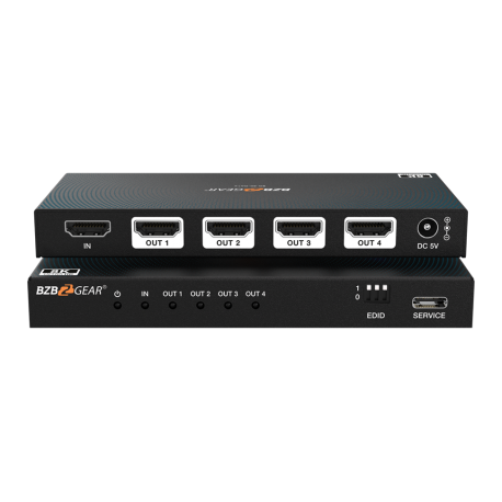 1x4 8K UHD HDMI 2.1 Splitter (8K60 4K120 4:4:4 10bit)