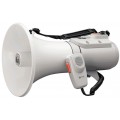 ER-2215W Shoulder Megaphone 15 W- Whistle- White/Gray