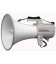 ER-2230W Shoulder Megaphone 30 W- Whistle- White/Gray