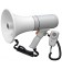 ER-3215 Megaphone 15 W- Microphone- White/Gray