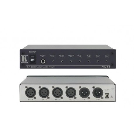 VA-14 4 Channel Balanced Audio Mixer
