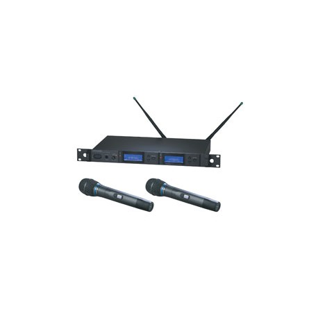 AEW-5233AC Dual Receiver Handheld Microphone System (Freq aC or aD)