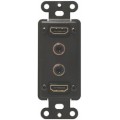 CNK-IP-214 Dual HDMI & Audio Plate for CNK210