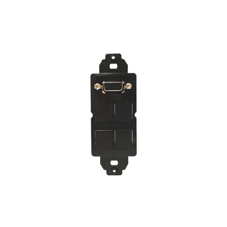 CNK-IP-216 Panel Mount Slot + 4-Port Snap in Plate