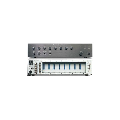 900 Series A-906MK2 UL Mixer/Amplifier- Modular- 60 W- Eight Module Ports- Black (2U)