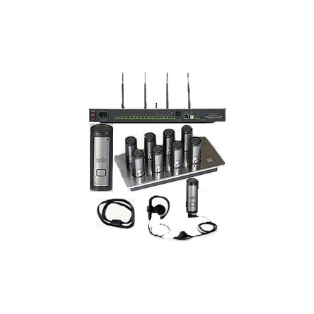 01EXESYSBLKNM Solo Executive 8 Eight Channel FFS Wireless System without Mics
