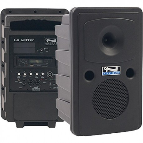Go Getter Portable Sound System with Bluetooth and CD/MP3 Combo Player