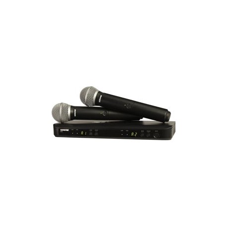 BLX288/PG58 Dual Channel Handheld Wireless System with PG58 Microphones H9