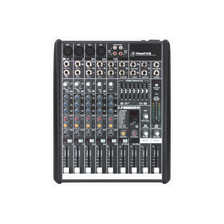 ProFX8v2 8-channel Compact Effects Mixer w/ USB