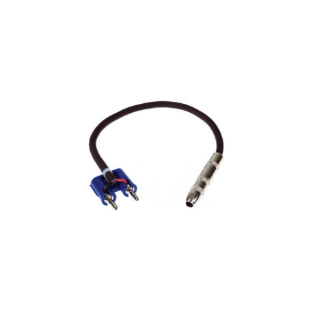 S16BQF-1 1 ft. – Banana to ¼” female Adapter Speaker Cable