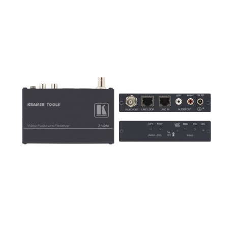 712N Composite Video & Stereo Audio Twisted Pair Receiver