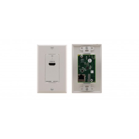 WP-571 Active Wall Plate - HDMI over Twisted Pair Transmitter White