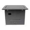 FSR TB-CHRG-BLK Table Box with 2-AC, 2-USB Charge