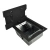 RFL4.5-D2G-BLK 4.5" deep back box with 2, 2 gang plates 