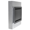 FSR PWB-450-BLK Large Format Wall box with 4 AC and 3 1-Gang plates & 1 IPS- (Door Finish-Black)