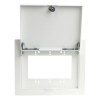FSR WB-MR3G Recessed 3 Gang Mounting Plate w/ Metal Cover