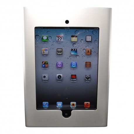 FSR WE-IPD2-SLV iPad 2 Enclosure Mounts on 2 Gang Electrical Box