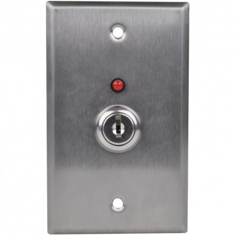 FSR RSP-1GK 1 Gang, Key Switch Wall Plate for the SP Power Sequencers