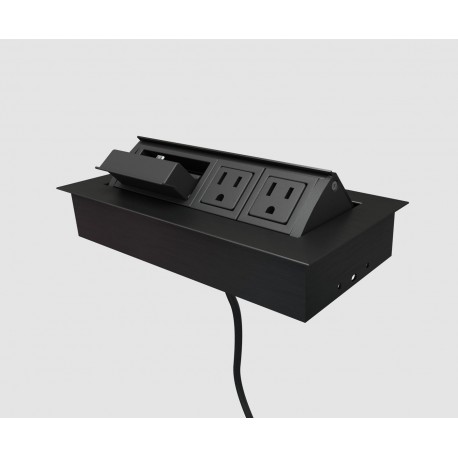 Byrne Mho - 2 Power/1 Micro USB - Table Top Box (Black) 10ft AC Cord