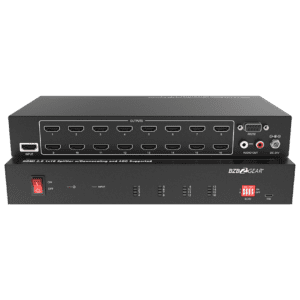 HDMI splitter and audio extractor device.