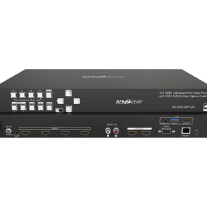 Video processor with multiple HDMI ports.