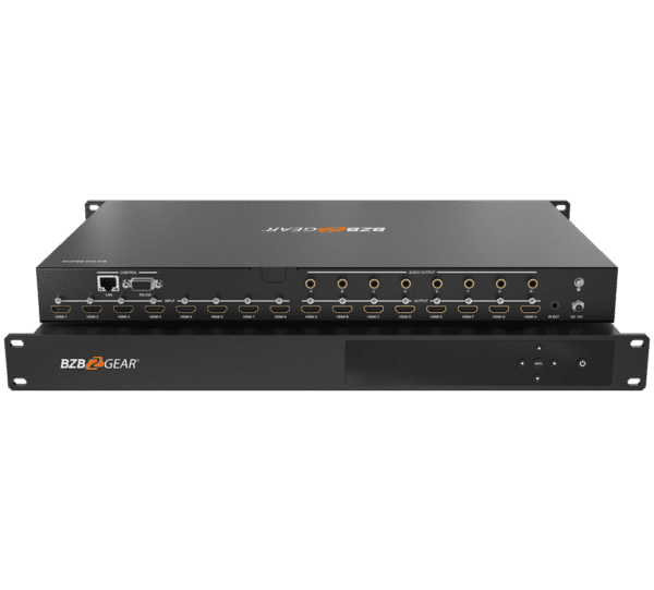 8X8 4K UHD HDMI 18Gbps Matrix Switcher with Audio De-Embedder