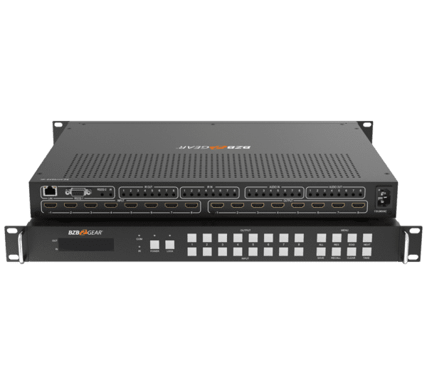 8X8 4k UHD HDMI Video Wall Processor & Seamless Matrix Switcher w/Scaler, IR and Audio