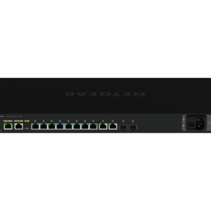 Network switch with multiple Ethernet ports.