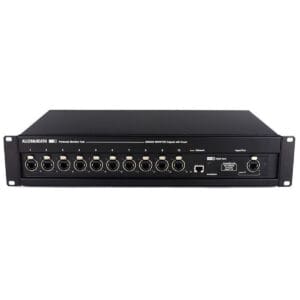 Audio equipment with multiple input ports.
