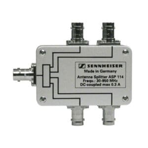 Sennheiser antenna splitter with connection ports.