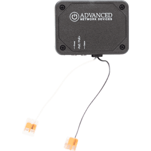 Network device with two connected wires.