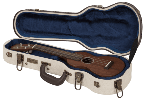 Journeyman Soprano Style Ukulele Deluxe Wood Case