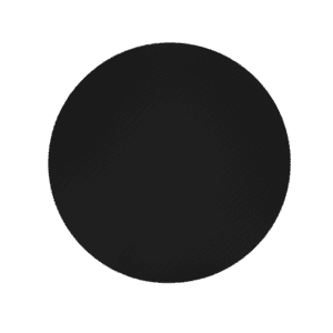 Black circle with textured pattern on black.